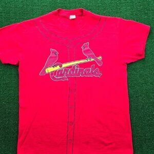 St Louis Cardinals Tshirt Mens Medium Red #3 Jordan MLB Baseball Sports
